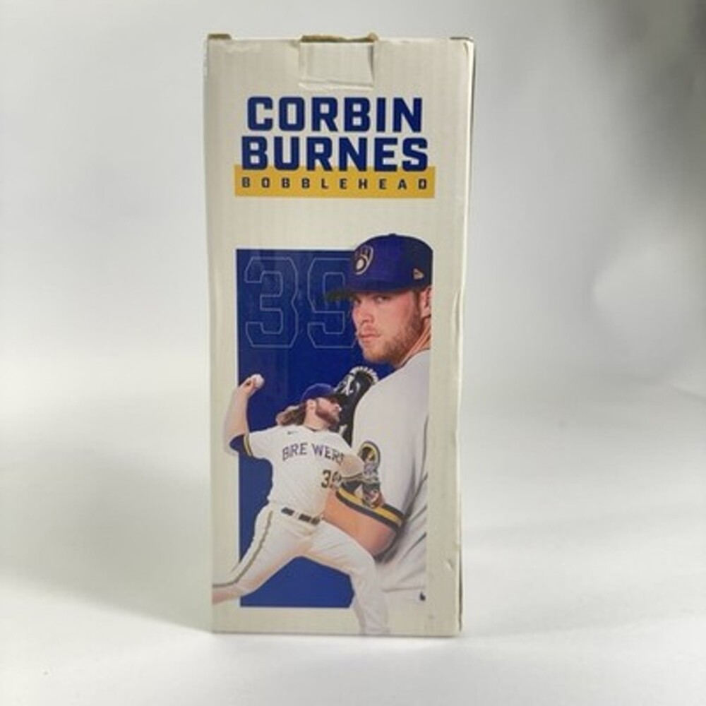 Milwaukee Brewers SGA 2021 Corbin Burnes Bobblehead NIB